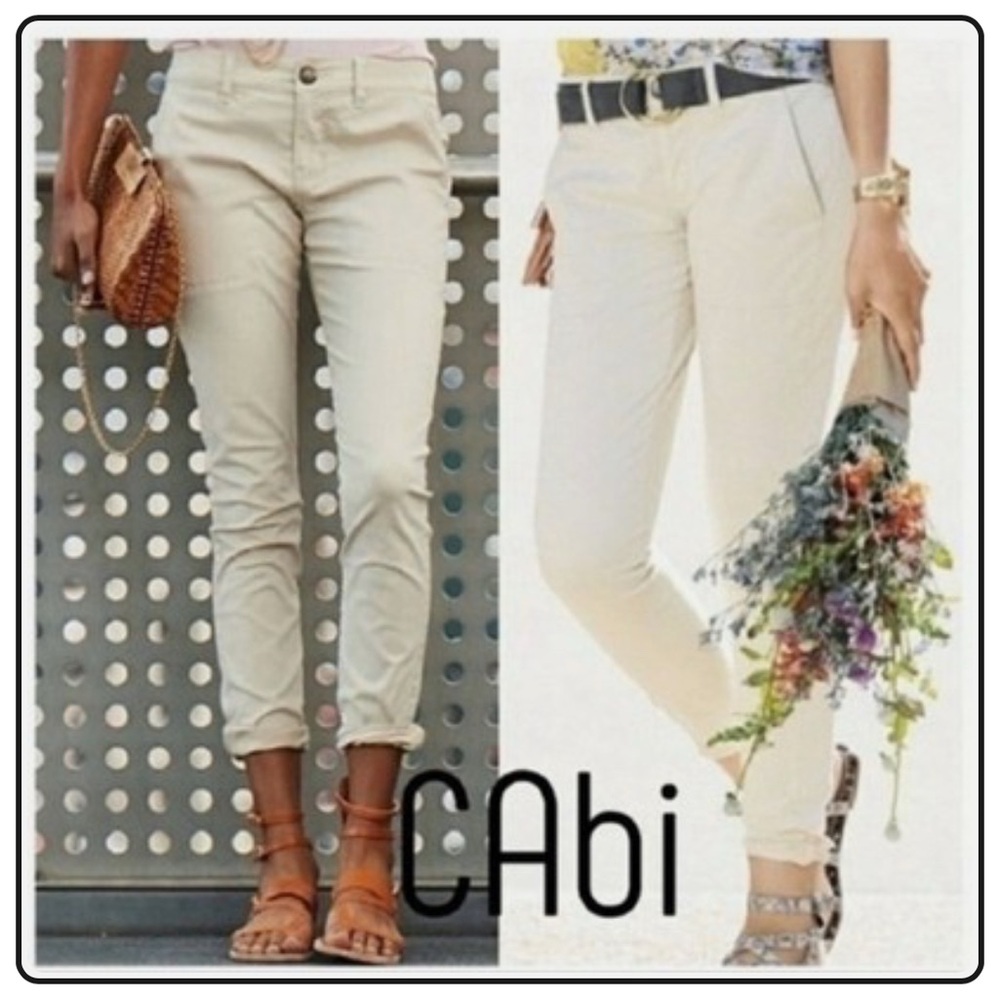 CAbi Hutton Midrise Stretch Jogger Pants EUC Size 4 #5178 - Picture 3 of 5